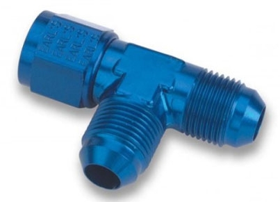 T-Stück Female Swivel on Run 03AN, Dash 03 JIC, 3/8-24UNF