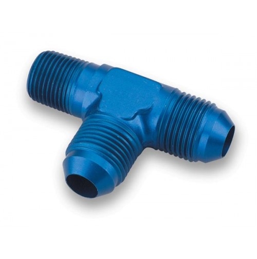 T-Stück JIC/NPT (run) 10 AN, Dash 10 - 1/2x14