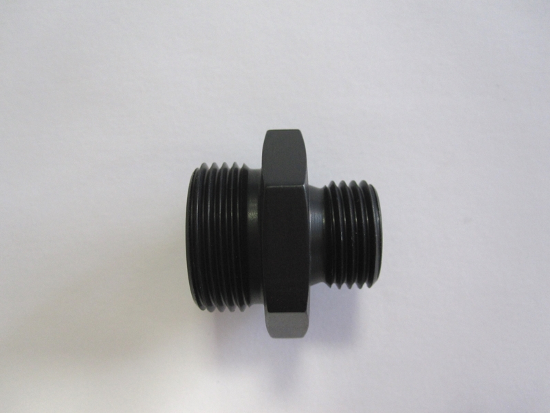 Aluadapter DIN - DIN M22x1,5  / M16x1,5