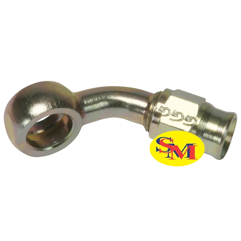 Anschluß Banjo 10mm 45° lang verz. Dash 03