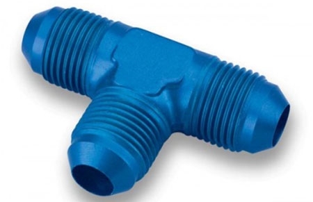 T-Stück Dash 10 / -10 AN / JIC 10 3x Dichtkegel Aussengewinde