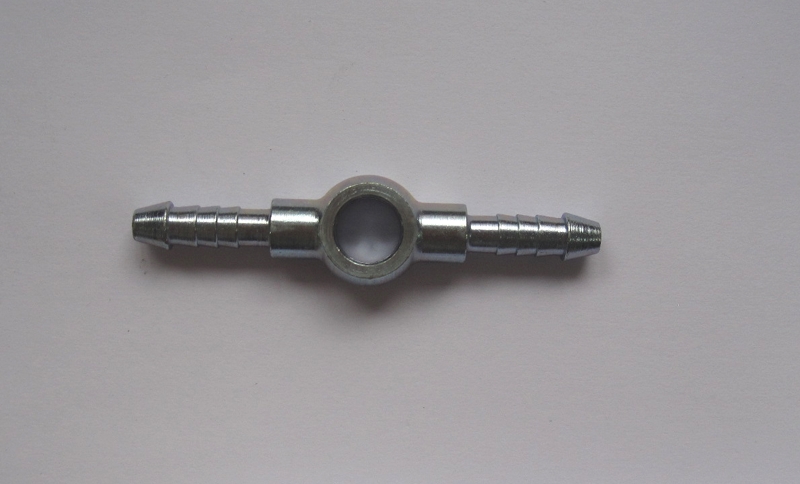 Stahl-Doppelringstück 4mm Schlauch Bohrung 8mm Durchmesser