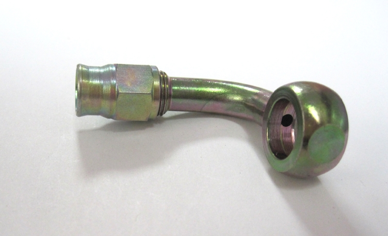 Anschluß Banjo 10mm 90° lang verz. Dash 03