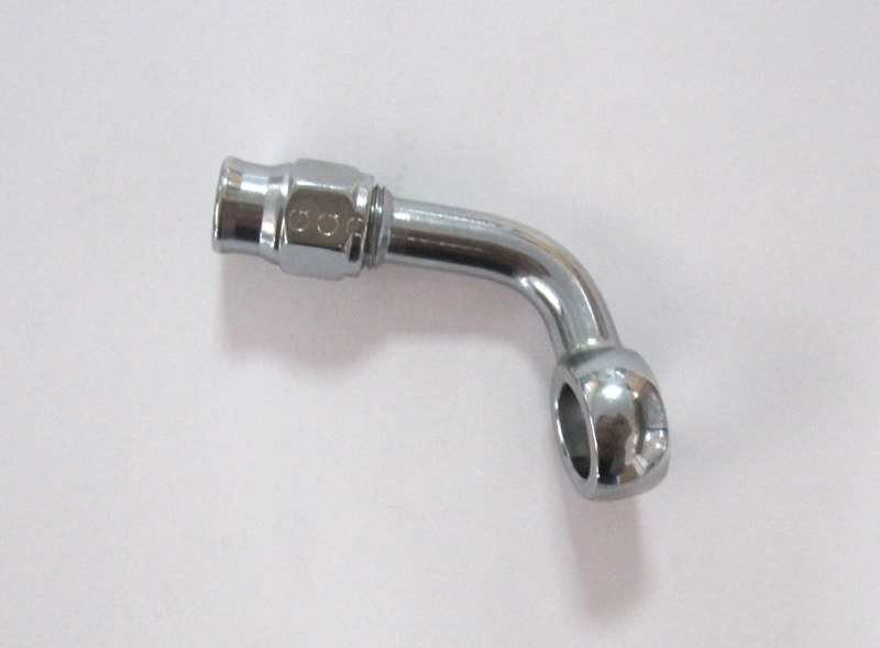 Anschluß Banjo 10mm 70° lang verchr. Dash 03