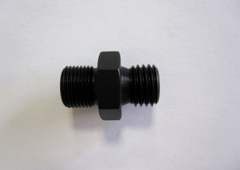 Aluadapter DIN- DIN M12x1,5  / M12x1,0