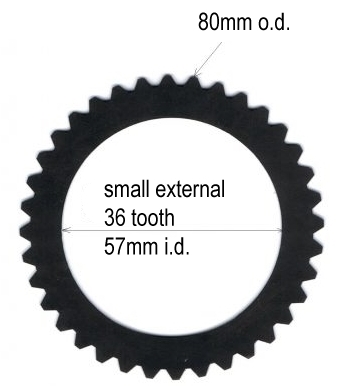 Gripper externe Sperrlamelle 1,4mm kleine Größe