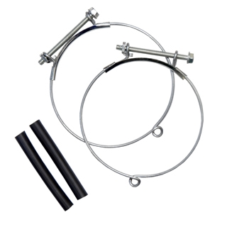 Schellen für 51mm Belüftungsschlauch VPE = Paar ( 2 Stück)