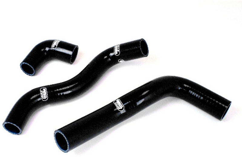 Samco Fiat Uno Turbo MKI 1301cc 85-91 3-teiliges Kühlwasser-Schlauchkit schwarz