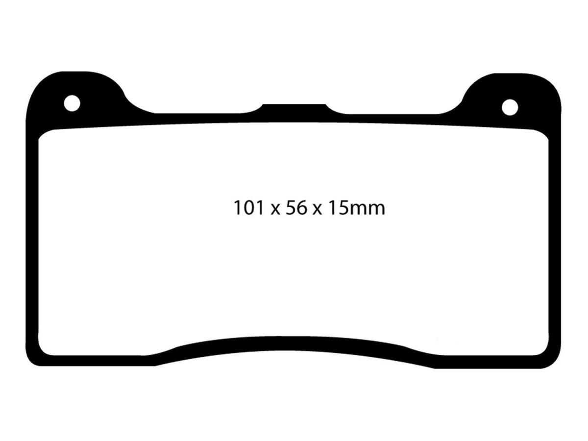 EBC Bremsbelagsatz Wilwood (7816) - DP5039NDX- Bluestuff