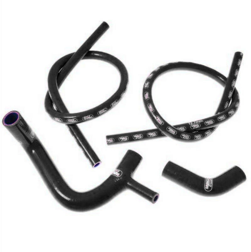 Samco Mini 850cc & 998cc 4-teiliges Kühlwasser-Schlauchkit schwarz