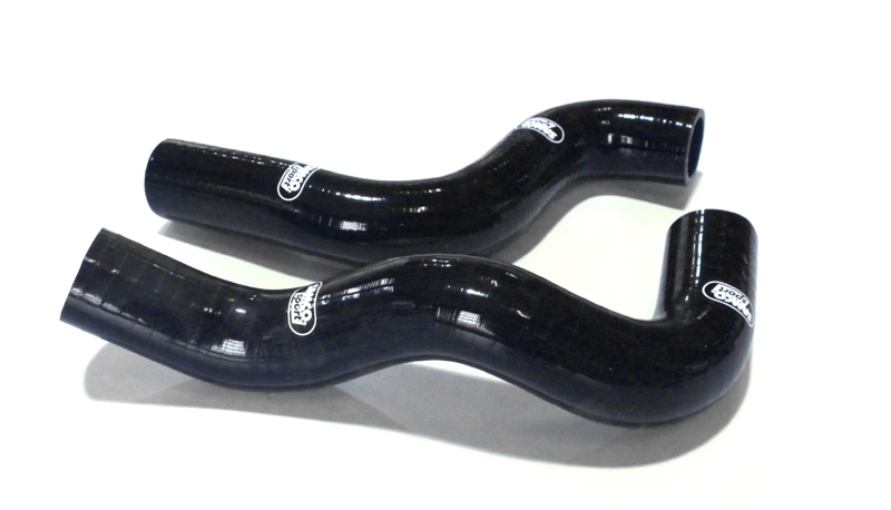 Samco Lancia Delta Integrale 8V mit Kat 1987-1989 2-teiliges Kühlwasser-Schlauchkit schwarz