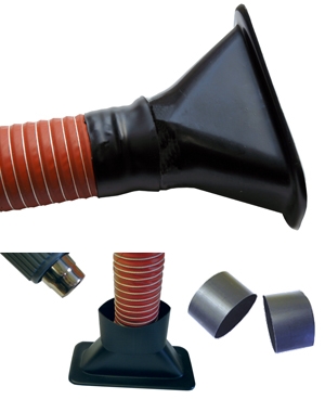 Schrumpfschlauch zur Anbringung von Belüftungschlaüchen Durchmesser: 70 mm passend für 25mm - 63mm Belüftungschlauch