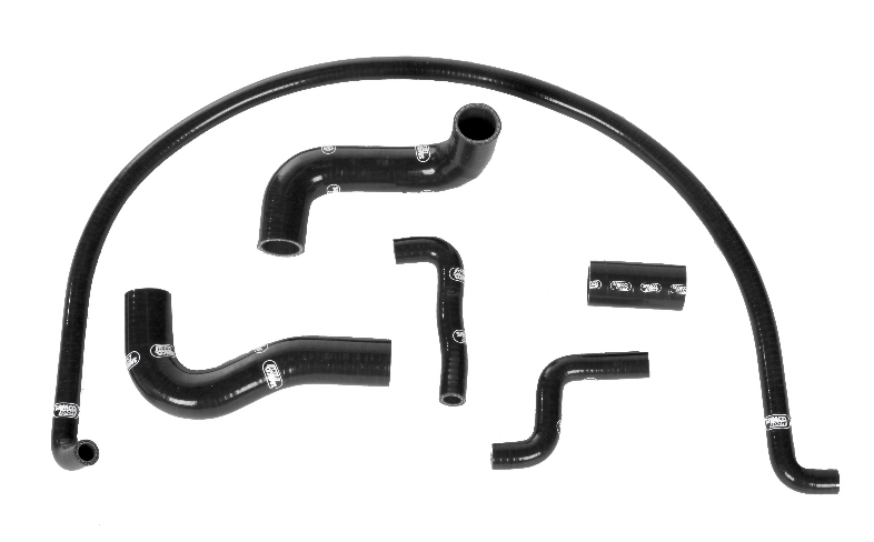 Samco Nissan Skyline S20 6-teiliges Kühlwasser-Schlauchkit schwarz