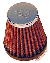 K&N Universalluftfilter, 40mm Flansch Konische Rundform, 76x51 76lg
