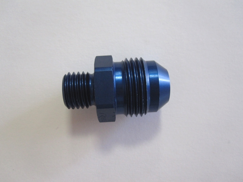 Aluadapter JIC/DIN 08AN, Dash 8  (3/4-16 UNF) / M12x1,5