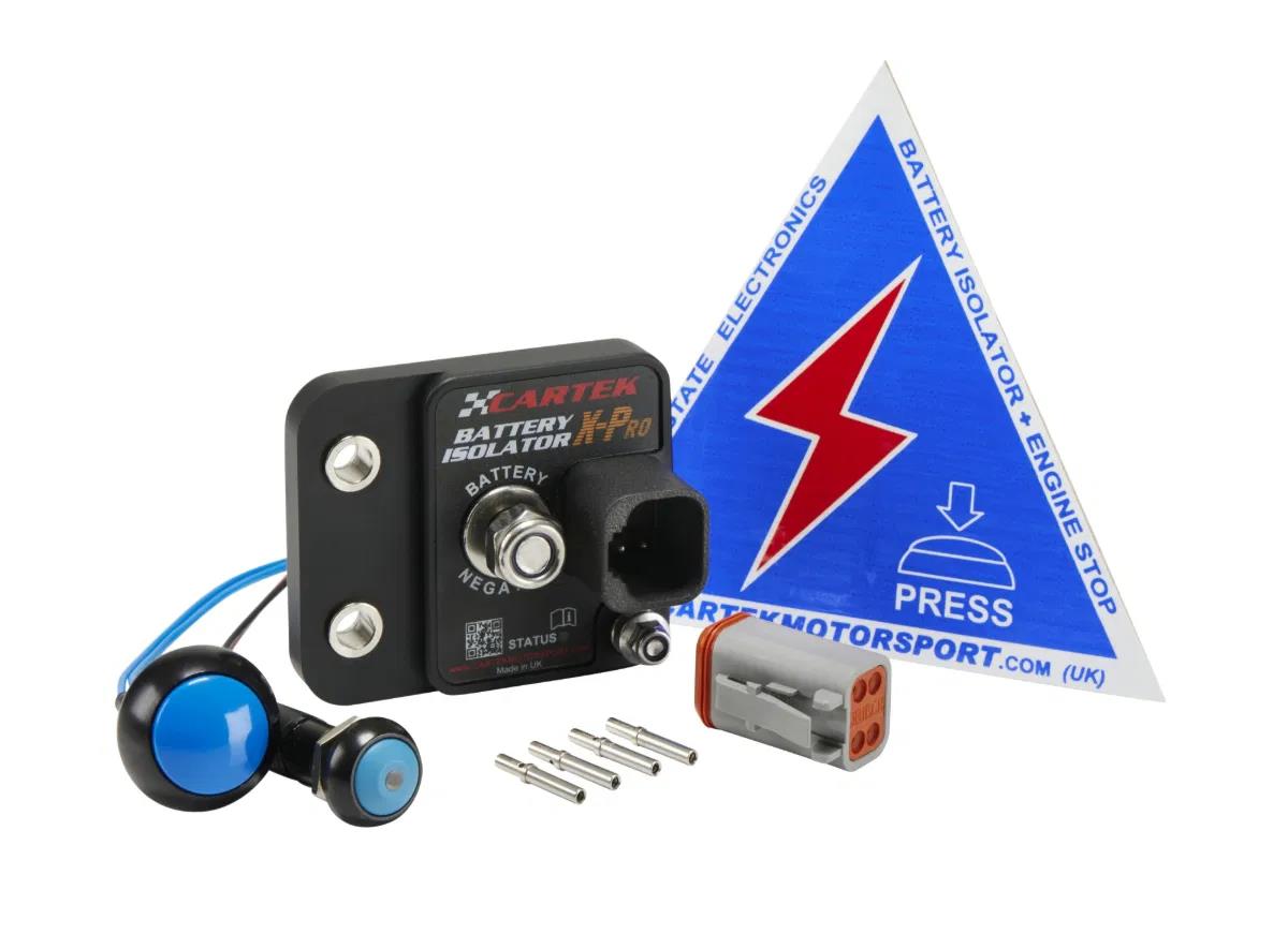 Cartek BATTERY ISOLATOR X-Pro (Schalteinheit incl. Schalter + Stecker) - elektronischer Batterieschalter