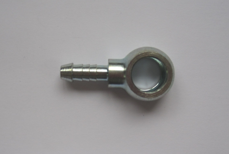 Stahl-Ringstück 6mm Schlauch Bohrung 12mm Durchmesser