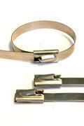 Edelstahlbinder 4,5mm x 770mm z.B. für Thermoband Passend bis zu einem Durchmesser von 244mm