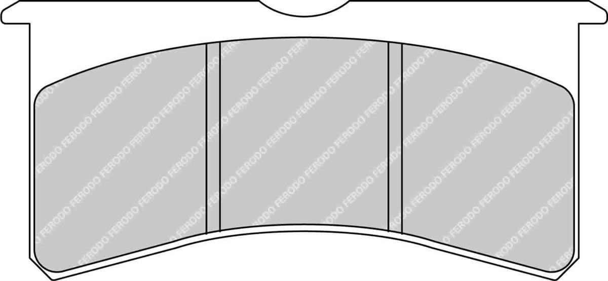 Ferodo Bremsbelagsatz Wilwood (7420) DS2500 Ford Fiesta R2 1.6 Bj. 2015 (VA) 
