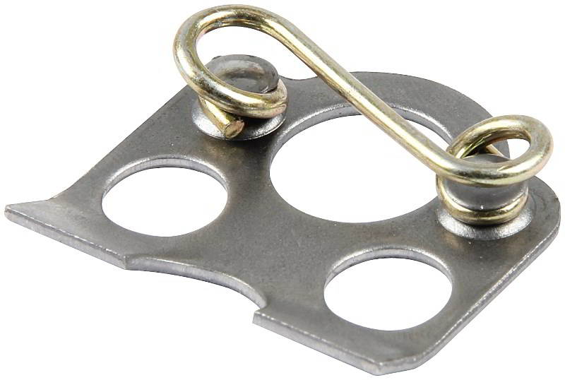 DZUS Schweißplatte erleichtert kpl. incl. Feder 50er Set