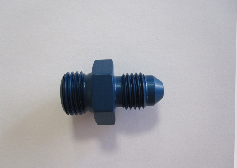 Aluadapter JIC/BSP 04AN, Dash 4 (7/16x20 UNF) / 1/4 BSP