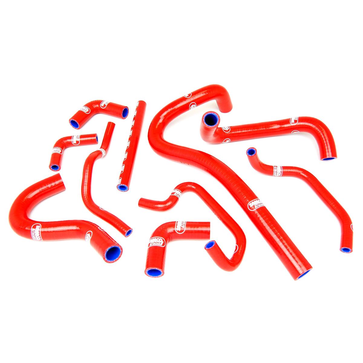 Samco Toyota Supra MK3 7M-GTE MA70 R/HD 10-teiliger Ancillary rot