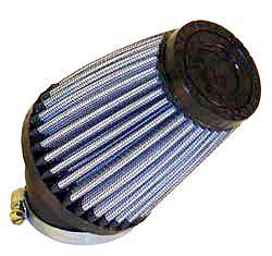 K&N Universalluftfilter, 43mm Flansch Konische Rundform, 76x51 102lg