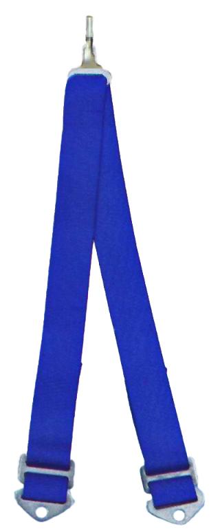 Beltenick 6-Punkt Schrittgurt Gurt NASCAR blau