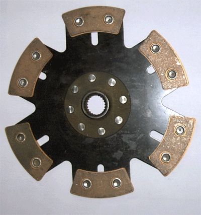 Kupplungsscheibe Sinterstern 6-Pad Durchm. 210 Verzahnung 1-1/32 x24 Honda