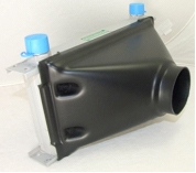 Lufteinlassführung für Mocal & Setrab Ölkühler (Montage mit Kunststoff-Nägeln) Für Ölkühler mit: 13 Reihen (330mm Gesamtbreite)