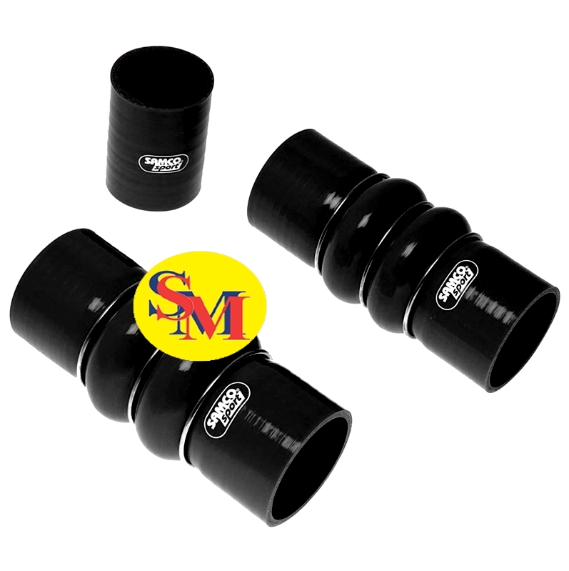 Samco Dodge Nitro CRD 2,8L 2007- 3-teiliges Ladeluftsystem schwarz