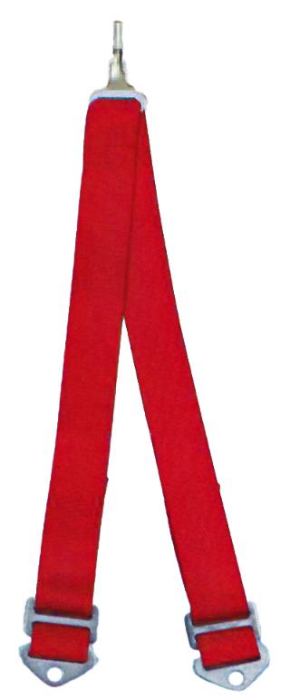 Beltenick 6-Punkt Schrittgurt Gurt NASCAR rot