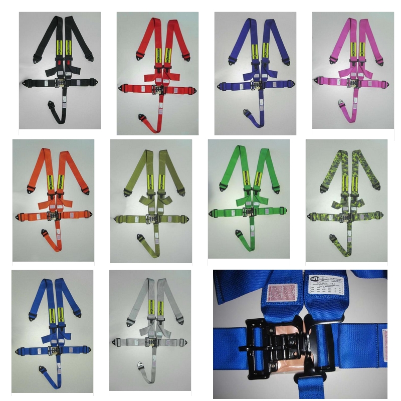 Beltenick 5-Punkt Gurt NASCAR SFI 16.1 75mm Schulter - 75mm Beckengurt 