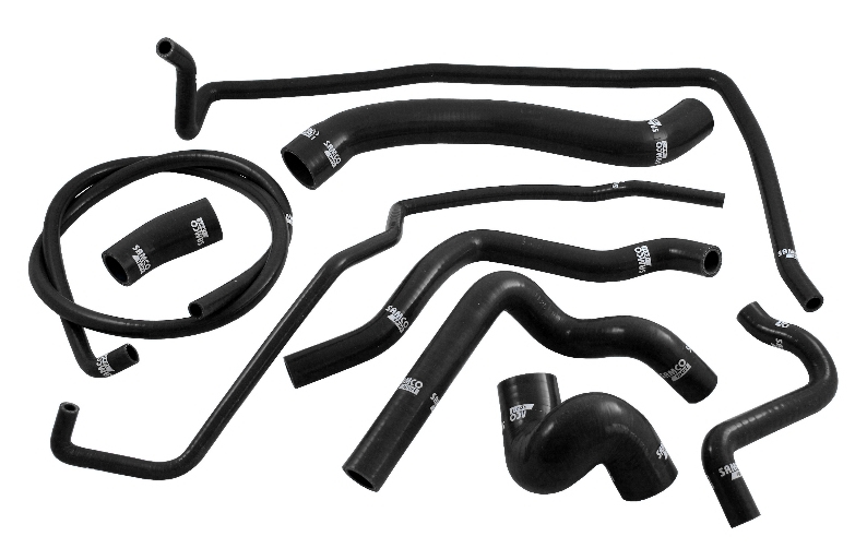 Samco Opel Astra Gsi 2000 C20XE 2.0Ltr 16v (Red Top Engine) 9-teiliges Kühlwasser-Schlauchkit schwarz