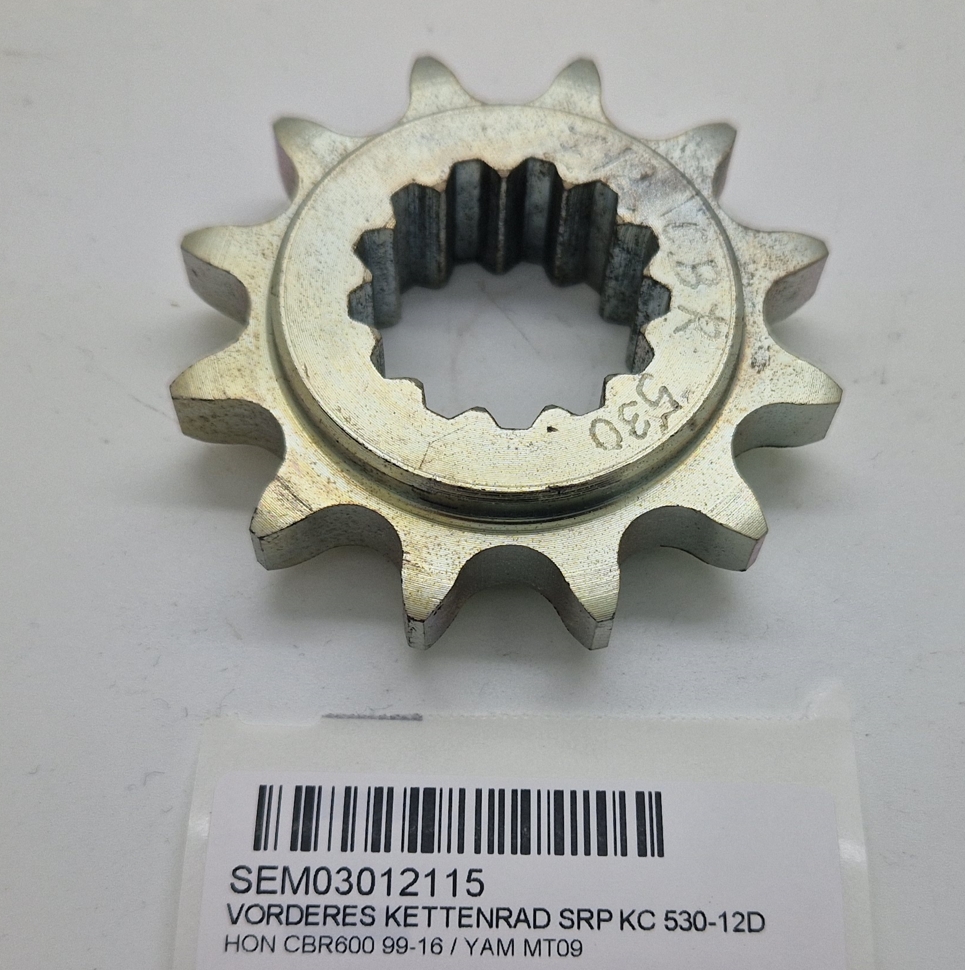 Vorderes Kettenrad SRP KC 530-12D HON CBR600 99-16 / YAM MT09