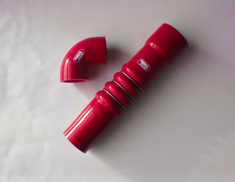 Samco Audi Quattro UR Turbo 2-teiliges Ansaugschlauchkit rot