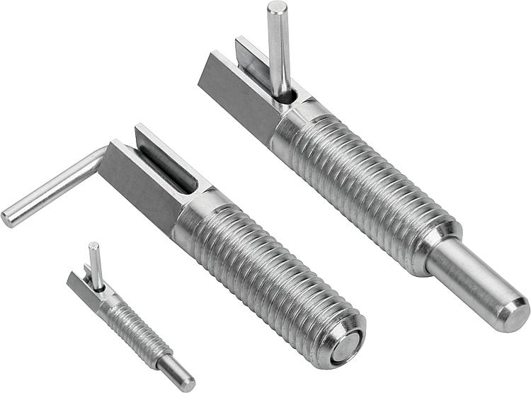 Gitterverschluss Autocross lang Stahl blau chromatiert.