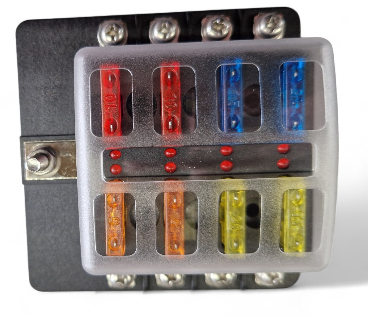 Sicherungskasten 8-fach  100A für KFZ Flachstecksicherungen (FKS)
