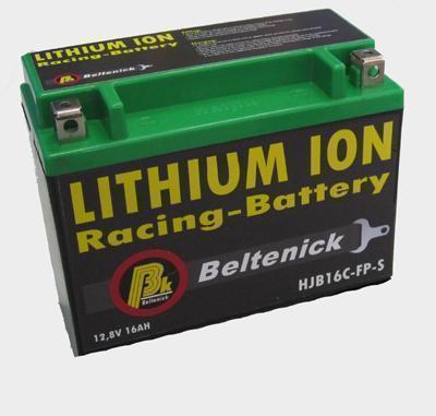 Beltenick Rennbatterie 12V 2,4AH - 140CCA LiFePo4 Lithium Ionen 0,6 kg