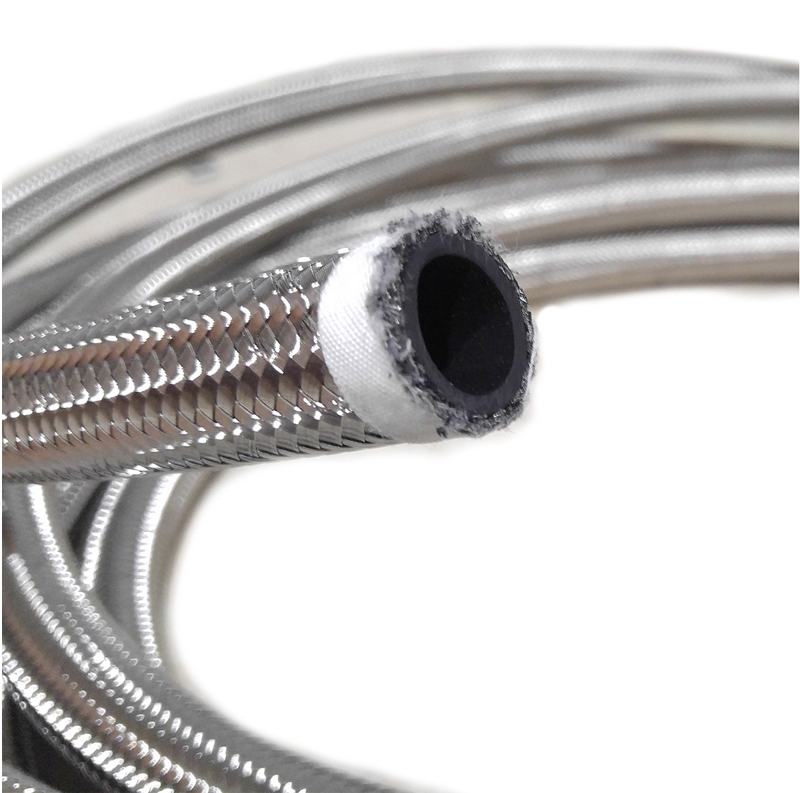 Nitril Schlauch Edelstahlummantelt Serie 200 / 400 Dash 06 Goodridge
