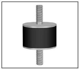 Schwingmetallpuffer 20x10mm M6