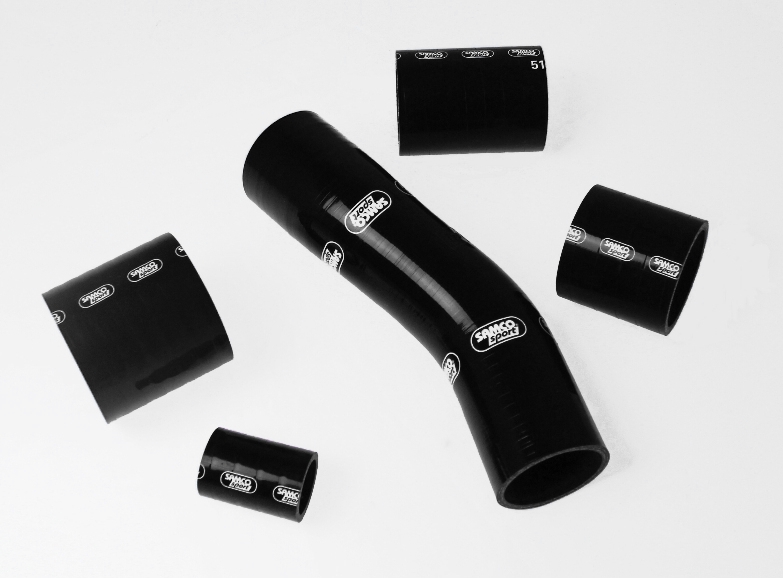 Samco Toyota MR2 Turbo SW20 3S-GTEU REV 1+2 5-teiliges Ladeluftsystem schwarz