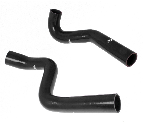 Samco Wrangler JK 2.8L CRD Turbo Diesel 2007-2010 2-teiliges Ladeluftsystem schwarz