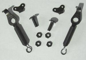 Haubenhalter schwarz (Feder) Federkit (GE53B)