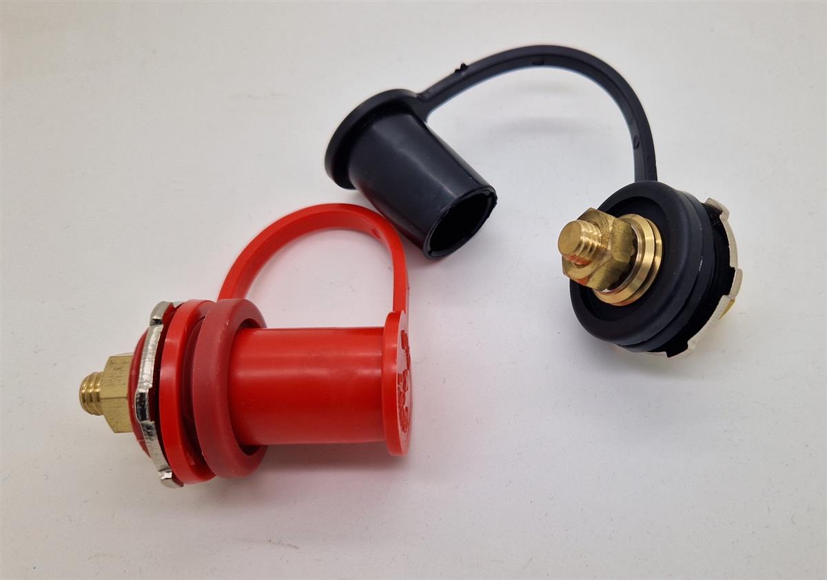 Batterie Ladepol Set (Karosseriedurchführung) Positiv und Negativ 125A