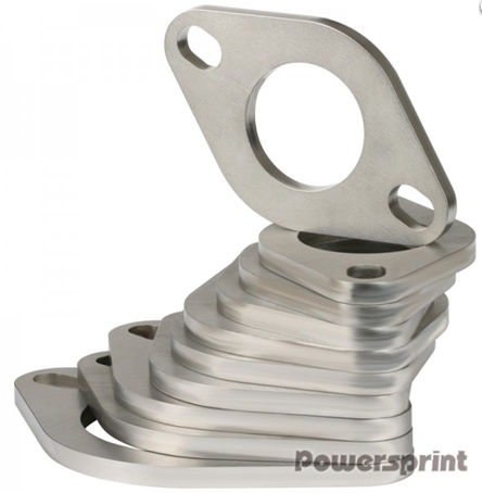 Powersprint 2-Loch-Flansch 76mm Ø Rohrausschnitt