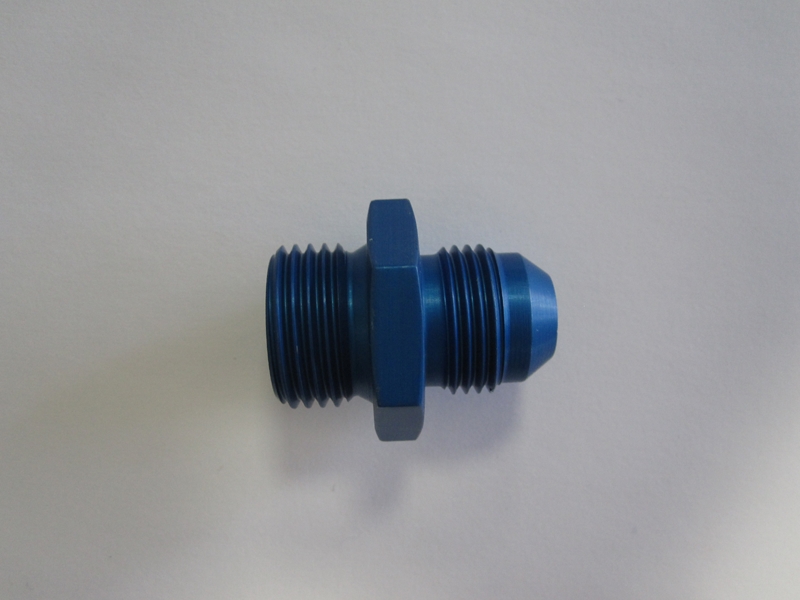 Aluadapter JIC/BSP 08AN, Dash 8  (3/4-16 UNF) / 1/2x14