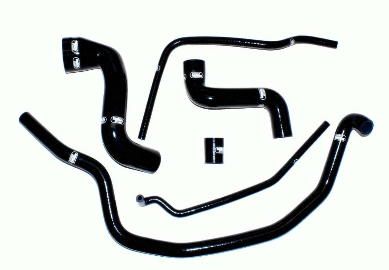 Samco Porsche 944S 16v 2.5L Engine 187Bhp 6-teiliges Kühlwasser-Schlauchkit schwarz
