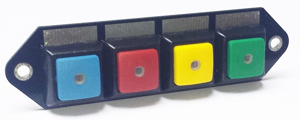 Schaltleiste blank für Cartek Power Distribution Module CARTEK PDM Switch Panel 4W (multi-col, plain)