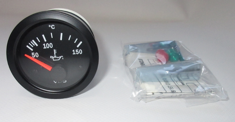 VDO Ölthermometer 12 Volt  50°C-150°C Baureihe Cockpit Vision